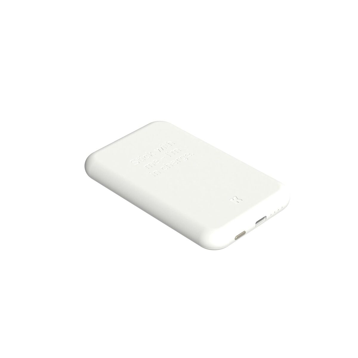 Power Bank with Wireless Charger Kreafunk White 5000 mAh-3